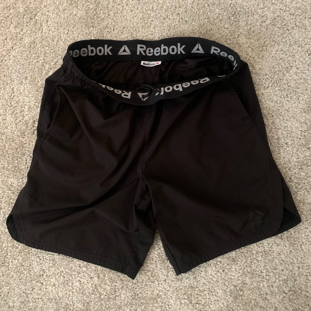Black Reebok Gym Shorts (M)